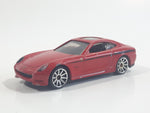 2013 Hot Wheels Ferrari 612 Scaglietti Red Die Cast Toy Car Vehicle