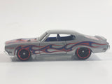 2014 Hot Wheels HW Workshop - Heat Fleet '70 Buick GSX Metalflake Silver Die Cast Toy Car Vehicle