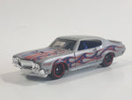 2014 Hot Wheels HW Workshop - Heat Fleet '70 Buick GSX Metalflake Silver Die Cast Toy Car Vehicle