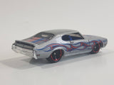 2014 Hot Wheels HW Workshop - Heat Fleet '70 Buick GSX Metalflake Silver Die Cast Toy Car Vehicle