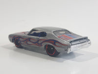 2014 Hot Wheels HW Workshop - Heat Fleet '70 Buick GSX Metalflake Silver Die Cast Toy Car Vehicle