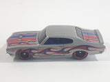 2014 Hot Wheels HW Workshop - Heat Fleet '70 Buick GSX Metalflake Silver Die Cast Toy Car Vehicle