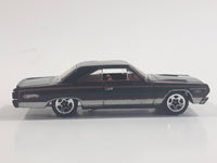 2010 Hot Wheels Mopar Mania '67 Dodge Plymouth GTX Metalflake Black Die Cast Toy Muscle Car Vehicle