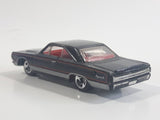 2010 Hot Wheels Mopar Mania '67 Dodge Plymouth GTX Metalflake Black Die Cast Toy Muscle Car Vehicle