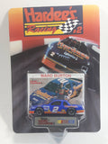 1993 Racing Champions Hardee's Racing #2 Ward Burton Hardee's Fresh Fried Chicken Mello Yello Chevy Lumina Dark Blue Die Cast Toy Race Car Vehicle with Collector Card and Display Stand - New in Package Sealed