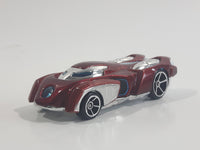 2014 Hot Wheels Marvel Iron Man Movie Film Comic Character Dark Red & Chrome Die Cast Toy Car Vehicle