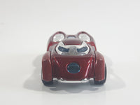 2014 Hot Wheels Marvel Iron Man Movie Film Comic Character Dark Red & Chrome Die Cast Toy Car Vehicle