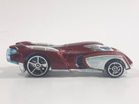 2014 Hot Wheels Marvel Iron Man Movie Film Comic Character Dark Red & Chrome Die Cast Toy Car Vehicle