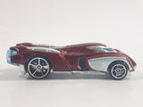 2014 Hot Wheels Marvel Iron Man Movie Film Comic Character Dark Red & Chrome Die Cast Toy Car Vehicle