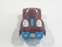 2014 Hot Wheels Marvel Iron Man Movie Film Comic Character Dark Red & Chrome Die Cast Toy Car Vehicle