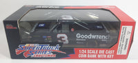 1995 Racing Champions Premier Edition NASCAR Super Truck Series by Craftsman #3 Mike Skinner GM Goodwrench Service Black 1/24 Scale Die Cast Coin Bank with Key New in Box