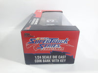 1995 Racing Champions Premier Edition NASCAR Super Truck Series by Craftsman #3 Mike Skinner GM Goodwrench Service Black 1/24 Scale Die Cast Coin Bank with Key New in Box