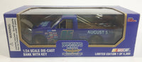 1995 Racing Champions Limited Edition 1 of 5,000 NASCAR #95 Brickyard 400 August 5, 1995 Purple 1/24 Scale Die Cast Coin Bank with Key New in Box