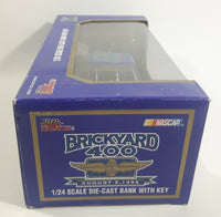 1995 Racing Champions Limited Edition 1 of 5,000 NASCAR #95 Brickyard 400 August 5, 1995 Purple 1/24 Scale Die Cast Coin Bank with Key New in Box