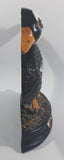 Vintage Hand Painted Mallard Duck Cast Iron Metal Door Stop