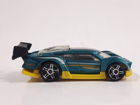 2015 Hot Wheels HW Race - World Race Super Blitzen Aqua Green Blue Die Cast Toy Race Car Vehicle