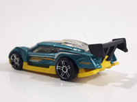 2015 Hot Wheels HW Race - World Race Super Blitzen Aqua Green Blue Die Cast Toy Race Car Vehicle