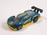 2015 Hot Wheels HW Race - World Race Super Blitzen Aqua Green Blue Die Cast Toy Race Car Vehicle