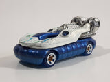 2018 Hot Wheels Jungle Rally Hover Storm Hovercraft Boat White and Blue Die Cast Toy Car Vehicle