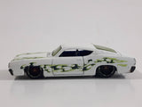 2019 Hot Wheels HW Flames '69 Ford Torino Talladega White Die Cast Toy Muscle Car Vehicle