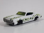 2019 Hot Wheels HW Flames '69 Ford Torino Talladega White Die Cast Toy Muscle Car Vehicle