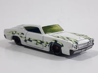 2019 Hot Wheels HW Flames '69 Ford Torino Talladega White Die Cast Toy Muscle Car Vehicle