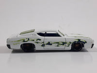 2019 Hot Wheels HW Flames '69 Ford Torino Talladega White Die Cast Toy Muscle Car Vehicle