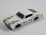 2019 Hot Wheels HW Flames '69 Ford Torino Talladega White Die Cast Toy Muscle Car Vehicle