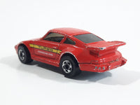 1991 Hot Wheels Porsche 930 Red Die Cast Toy Sports Car Vehicle