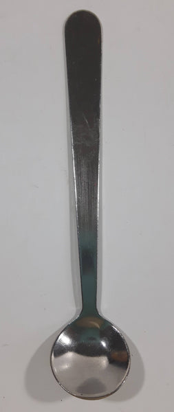 Vintage Mid-Century Stainless Steel Small 4 1/2" Salt Spoon Made in Denmark