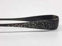 Vintage EPNS Electroplated Nickel Silver Ornate Design Sugar Cube Tongs