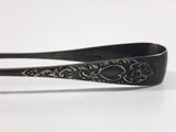 Vintage EPNS Electroplated Nickel Silver Ornate Design Sugar Cube Tongs