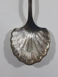 Vintage 9 3/4" Silver Plated Clam Shell Shaped Serving Spoon