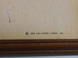 Vintage 1983 Hallmark Cards "Love ME... love my CAT!" Hanging Wood Plaque
