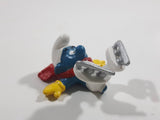 Vintage Vintage Peyo Smurf Ice Skater PVC Toy Figure 20121