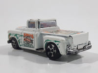 2003 Hot Wheels Radical Wrestlers 1956 Chevy '56 Flashsider Truck White Die Cast Toy Car Vehicle