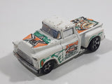 2003 Hot Wheels Radical Wrestlers 1956 Chevy '56 Flashsider Truck White Die Cast Toy Car Vehicle