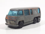 1977 Hot Wheels Flying Colors GMC Motorhome Orange Die Cast Toy Car Recreational Vehicle BW - Hong Kong - Unpainted Metal Base