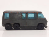 1977 Hot Wheels Flying Colors GMC Motorhome Orange Die Cast Toy Car Recreational Vehicle BW - Hong Kong - Unpainted Metal Base