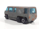1977 Hot Wheels Flying Colors GMC Motorhome Orange Die Cast Toy Car Recreational Vehicle BW - Hong Kong - Unpainted Metal Base