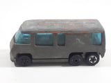 1977 Hot Wheels Flying Colors GMC Motorhome Orange Die Cast Toy Car Recreational Vehicle BW - Hong Kong - Unpainted Metal Base