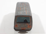 1977 Hot Wheels Flying Colors GMC Motorhome Orange Die Cast Toy Car Recreational Vehicle BW - Hong Kong - Unpainted Metal Base