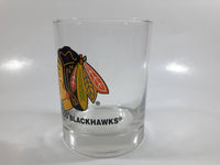 Chicago Blackhawks NHL Ice Hockey Team 4" Tall Clear Glass Cup