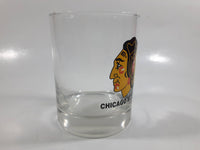 Chicago Blackhawks NHL Ice Hockey Team 4" Tall Clear Glass Cup