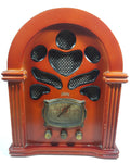 JWIN Nostalgia JK-111 Deluxe Wood Cabinet Retro Style AM/FM/TV Radio