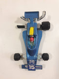 Vintage Summer Marz Karz S8015 Smadow DN4 Formula-1 Elf #15 Blue Die Cast Toy Car Vehicle Missing a Wheel
