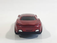 2014 Hot Wheels HW City: HW City Works Ryura LX Metalflake Dark Red Die Cast Toy Car Vehicle