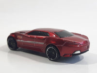 2014 Hot Wheels HW City: HW City Works Ryura LX Metalflake Dark Red Die Cast Toy Car Vehicle