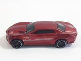 2014 Hot Wheels HW City: HW City Works Ryura LX Metalflake Dark Red Die Cast Toy Car Vehicle