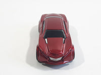 2014 Hot Wheels HW City: HW City Works Ryura LX Metalflake Dark Red Die Cast Toy Car Vehicle